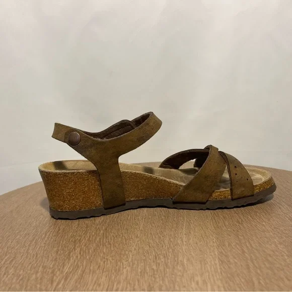 Brown Viking Comfort Wedge Sandals Size 10/41‎ - Picture 4 of 8